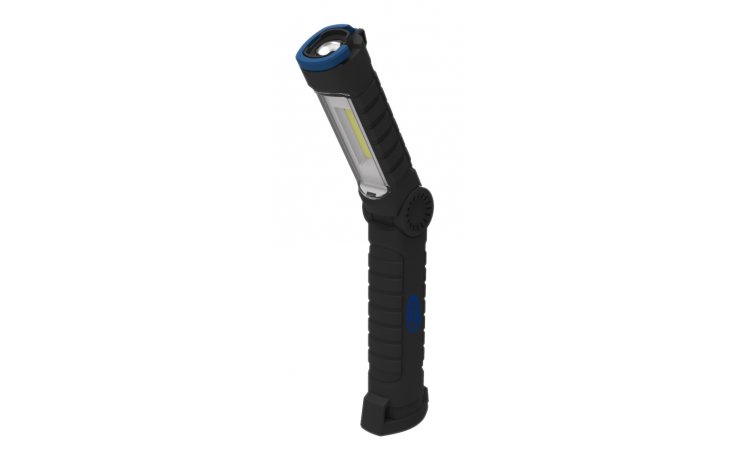 Lampa warsztatowa obrotowa 0,9W + 0,9W  LED mini