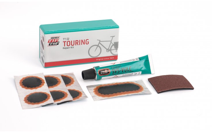 TT 02 TOURING - Zestaw naprawczy do dętek rowerowych, podstawowy   BESTSELLER 