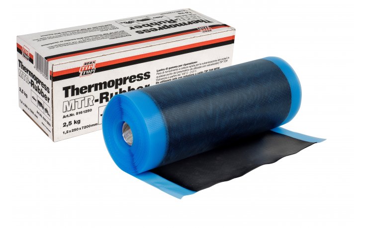 Mieszanka gumowa RUBBER MTR-UN (Thermopress MTR) waga 2,5 kg, rozmiar 1,2 x 250 x 7200 mm