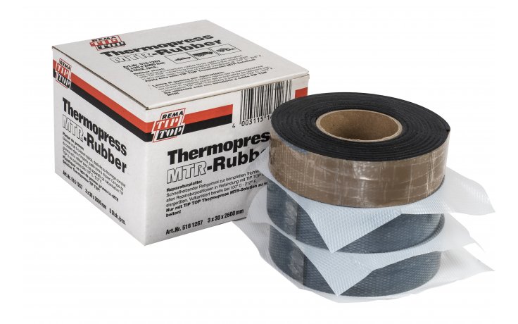 Mieszanka gumowa RUBBER MTR-UN (Thermopress MTR) waga 1 kg, rozmiar 3,0 x 30 x 2600 mm
