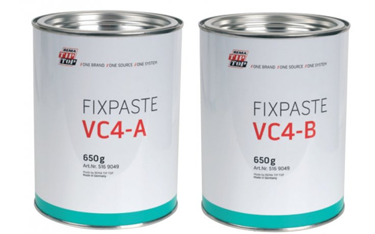FIXPASTE VC-4 (Vulc Compound A+B) 650g - samowulkanizująca masa do naprawy uszkodzeń gumy