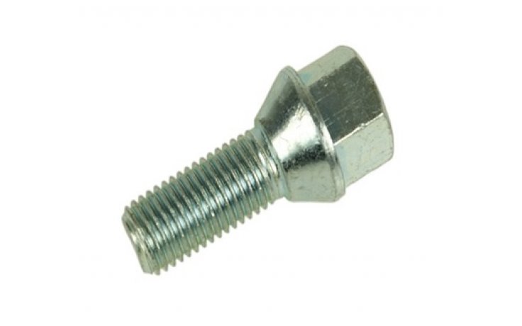 Śruba mocująca M12x1,25, gwint 26mm, stożek, klucz 17