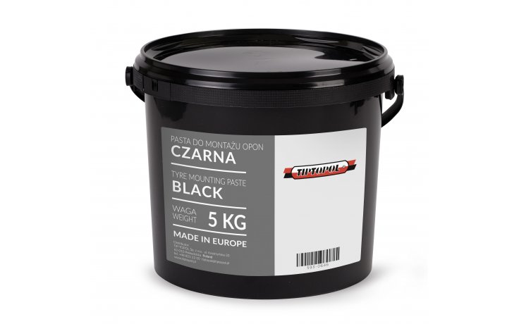 Pasta do montażu uniwersalna CZARNA 5 kg  TIPTOPOL