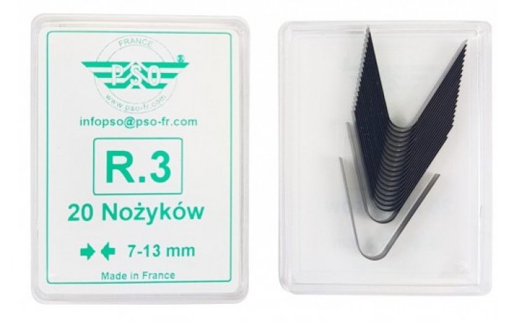 R-3 - Nożyki do nacinarka bieżnika PS15