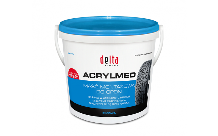 ACRYLMED Maść montażowa zimowa  (Delta Niebieska) - Pasta do montażu opon 4 kg