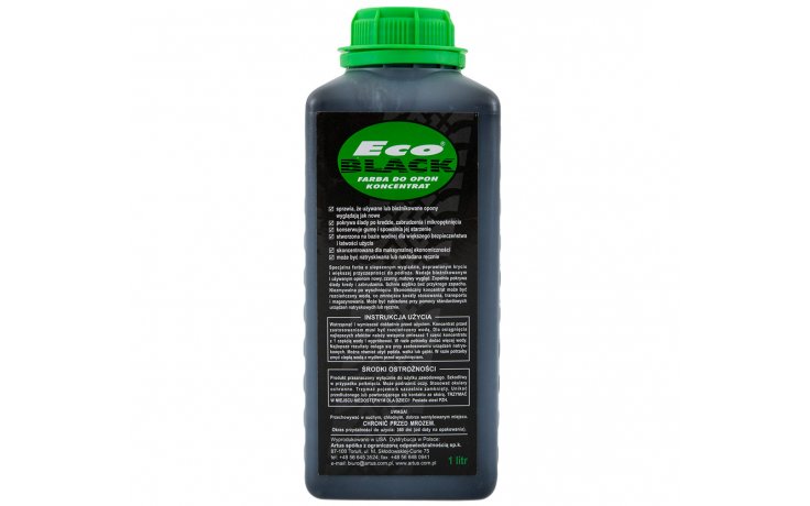 Farba do opon ECO BLACK 1 l, czernidło, koncentrat