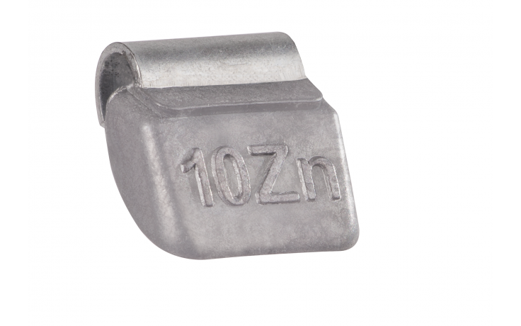 Ciężarek cynkowy STD 10g, nabijany na obręcz stalową