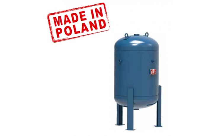 Zbiornik ciśnieniowy AIRPOL KP1000 l 16 bar + osprzęt