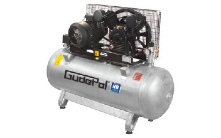 Sprężarka tłokowa Gudepol HD75, 270 litrów, 10 bar,5,5 kW
