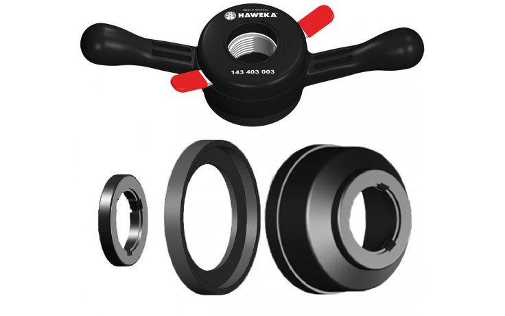 Uchwyt Haweka Pro-Grip 40x4 z akcesoriami  
