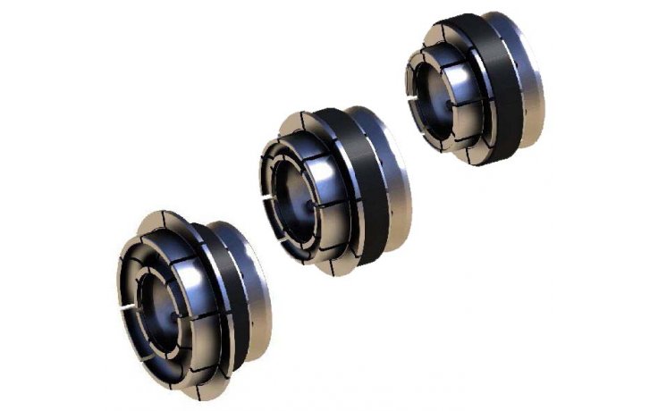 Haweka DUO-EXPERT 40 mm, 3 tuleje w walizce 54 - 78 mm