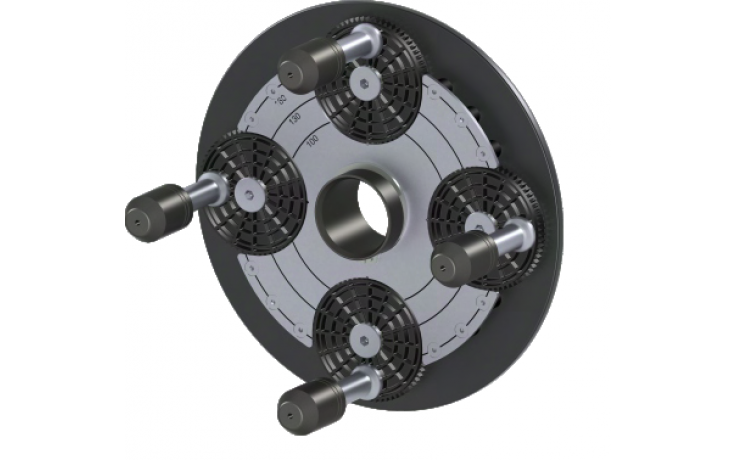 Haweka Quick Plate IV  -  4- bolcowa płyta dociskowa do uchwytów elektromechanicznych 