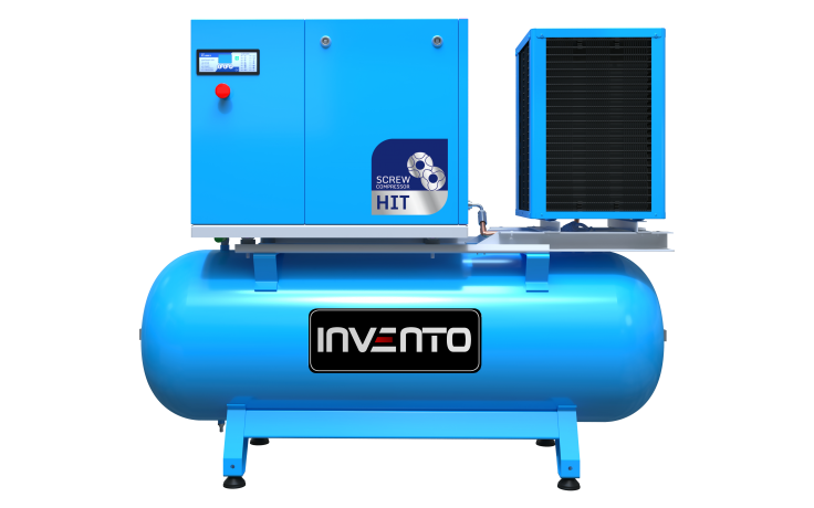 Sprężarka śrubowa Invento HT710, 500 litrów, 10 bar, 7,5 kW