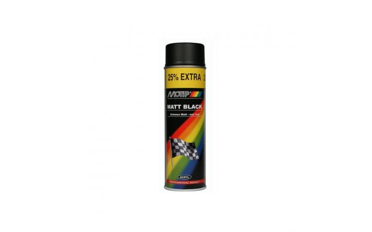 Lakier akrylowy 500ml - czarny mat