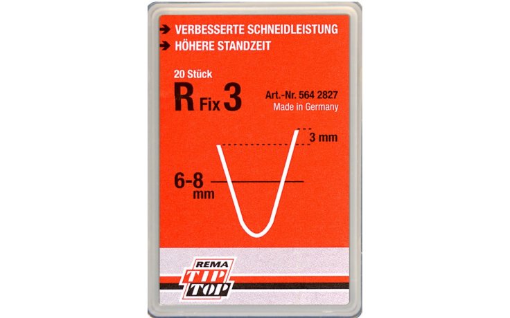 Nożyk R Fix 3, 6-8 mm, do nacinarki Rubber Cut