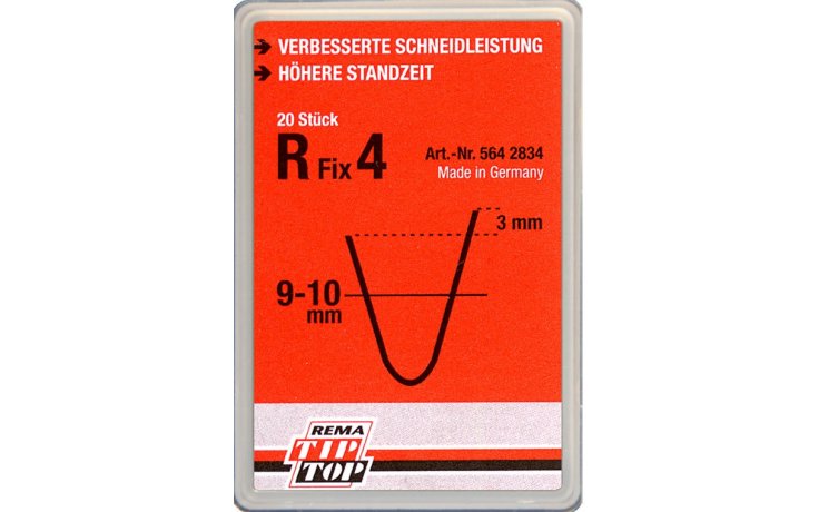Nożyk R Fix 4, 9-10 mm, do nacinarki Rubber Cut