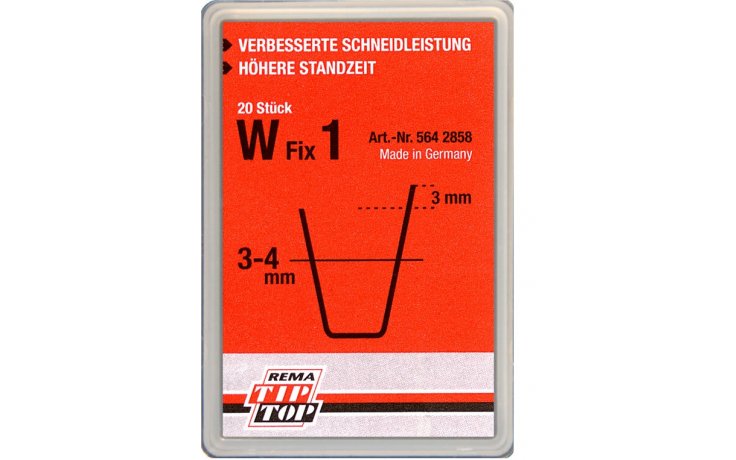 Nożyki W Fix 1, 3-4 mm, do wyrzynarki/nacinarki Rubber Cut 414