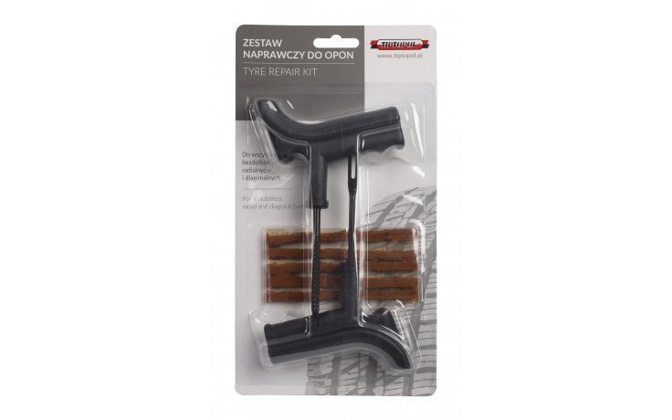 Zestaw sznury 102 mm do naprawy opon w blistrze