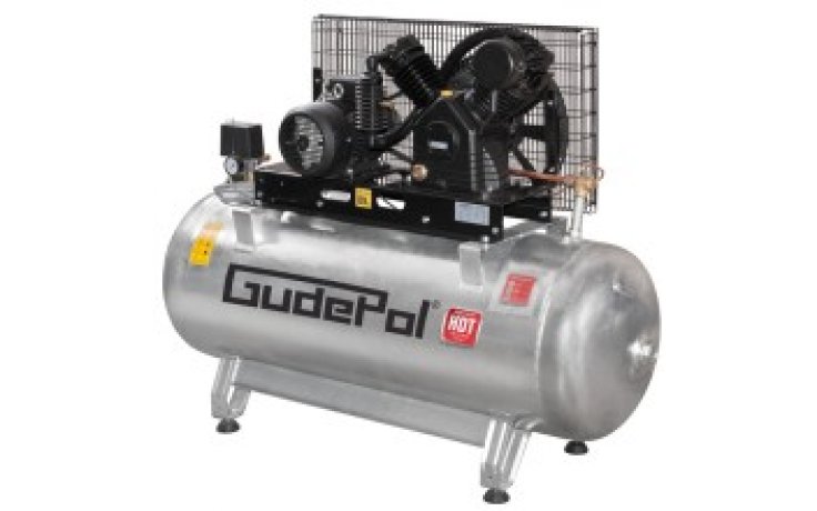Sprężarka tłokowa Gudepol HDT50, 270 litrów, 15 bar,4 kW