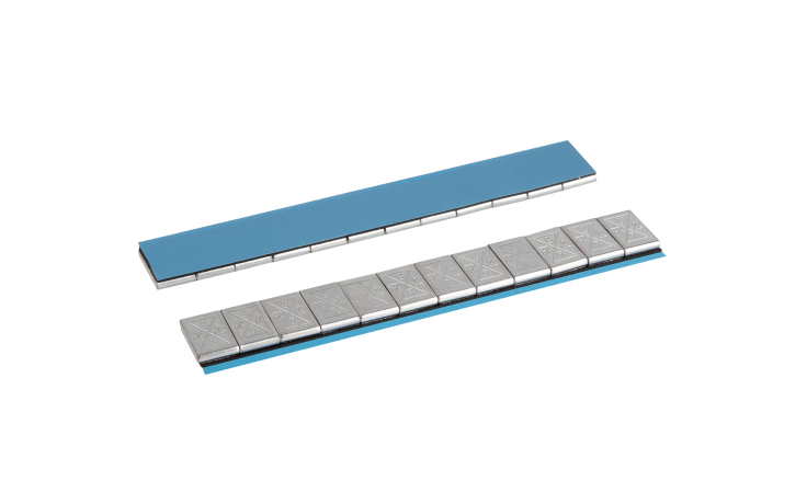 Ciężarek klejony ALU SLIM - FE 12 x 5g - cynkowany