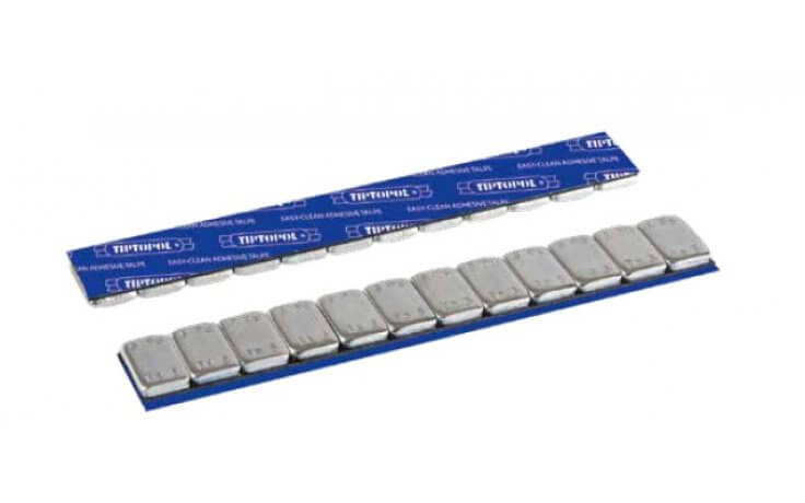 Ciężarek klejony Clear Tape - FE 12 x 5g - cynkowany 100 szt