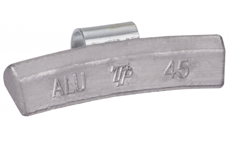 Ciężarek ołowiany ALU 45g, nabijany na obręcz aluminiową - niepowlekany