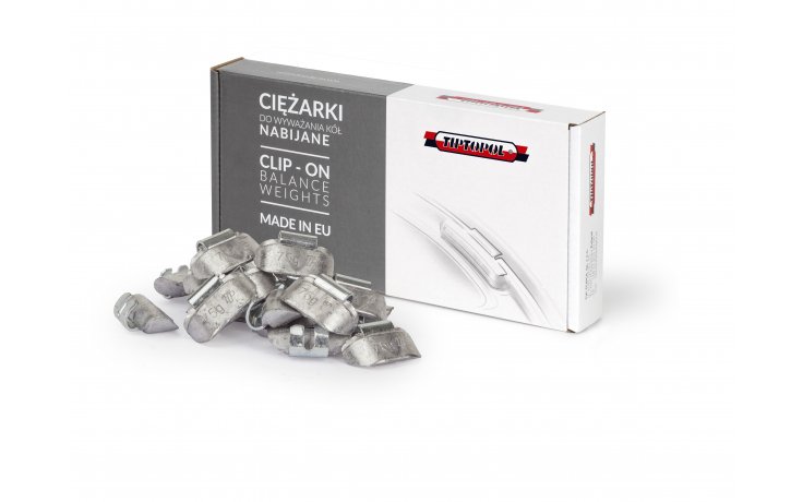 Ciężarek ołowiany 75g nabijany na obręcz stalową - koła ciężarowe