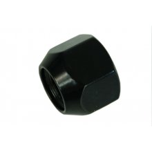 Nakrętka mocująca M12x1,5 otwarta 15mm, klucz 19, czarna