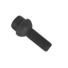 Śruba mocująca M14x1,5, gwint 45mm, kula, klucz 17, Geomet czarna