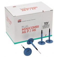 Kołek/grzybek Minicombi A6  - do napraw pogwoździowych  Ø 6 mm