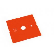Szablon 25 do napraw opon wkładami RAD 125, M-RCF 425+ 