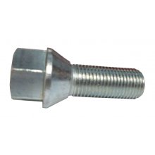 Śruba mocująca M12x1,25, gwint 28mm, stożek, klucz 17