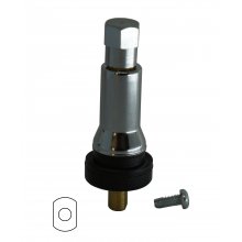 Zawór TPMS do czujnika OEM - Schrader TR413 z  chromowaną nakładką