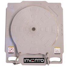 Obrotnice aluminiowe, 2 szt. 50mm z gumowymi wkładkami
