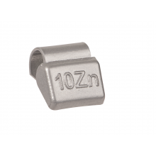 Ciężarki cynkowe powlekane ALU-S 10g, nabijane na obręcz aluminiową