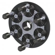 Haweka Quick Plate IV  -  6 - bolcowa płyta dociskowa do uchwytów elektromechanicznych 