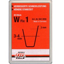 Nożyki W Fix 1, 3-4 mm, do wyrzynarki/nacinarki Rubber Cut 414