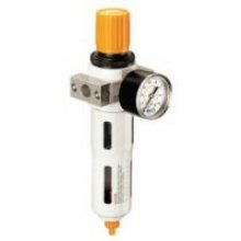 Filtr powietrza 1/2" z reduktorem, manometrem, RECTUS