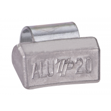 Ciężarek ołowiany ALU 20g, nabijany na obręcz aluminiową - niepowlekany