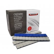 Ciężarek klejony ALU SLIM Clear Tape - FE 12 x 5g - malowany szary