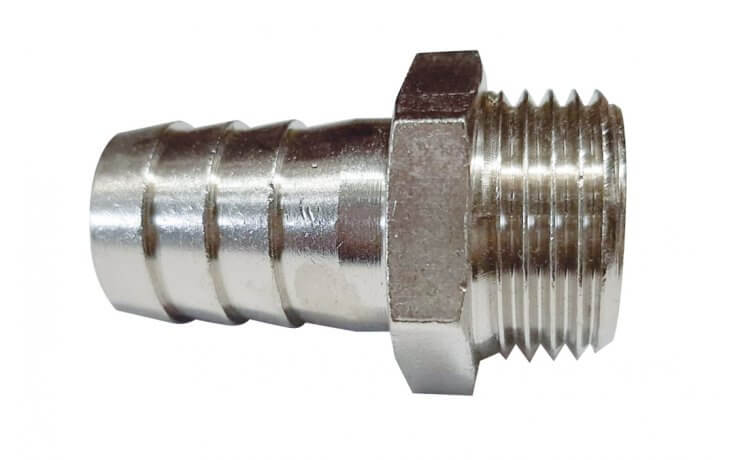 Adapter króciec wtyk RECTUS Typ GT 1/2" zewnętrzny z tuleją do węża 16 mm