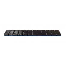 Ciężarek klejony ALU SLIM Clear Tape - FE 12 x 5g - malowany czarny